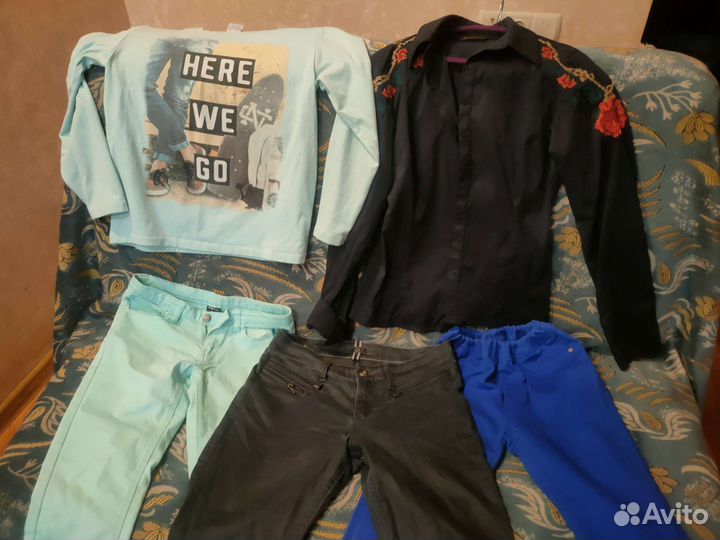Пакет вещей на девочку рост 140 146