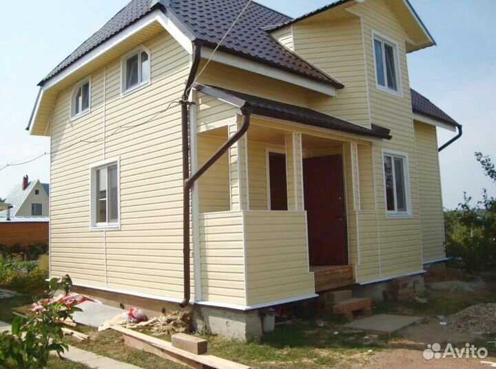 Фасад дома из сайдинга