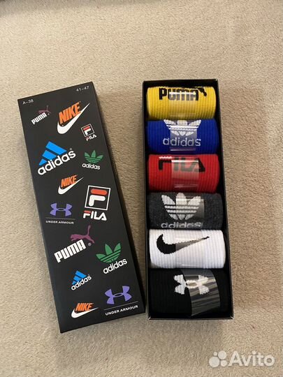 Носки микс, 6 пар