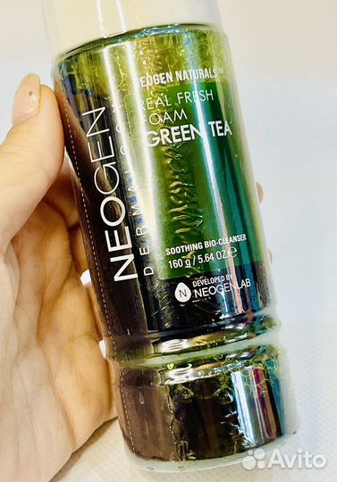 Neogen пенка мусс для умывания с зел чаем 160 мл