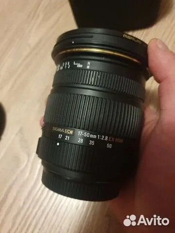 Объектив sigma 17-50 f/2.8 for sony a