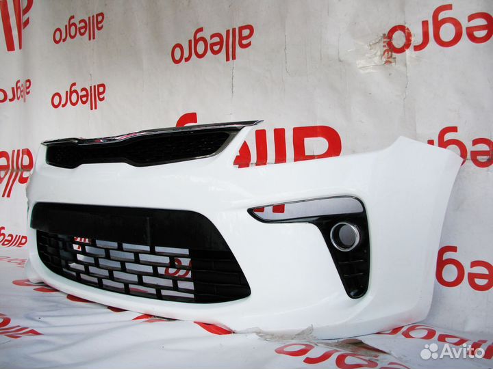 Kia Rio 4 Бампер передний 2017+