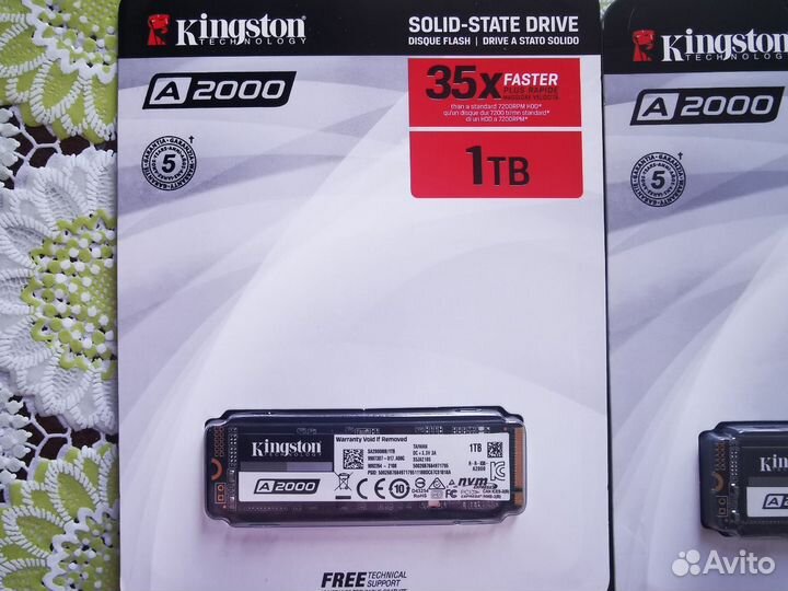 Ssd M2 1Tb kingston a2000