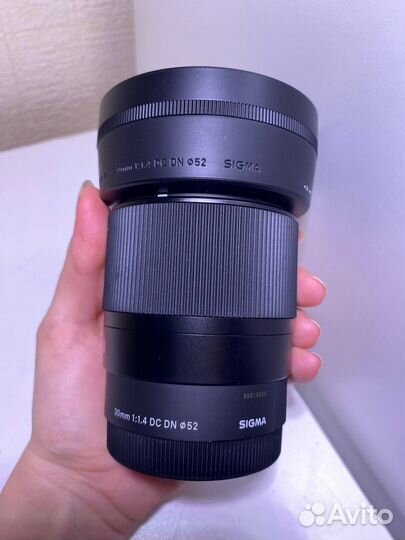 Объектив Sigma 30mm f/1.4 DC DN, байонет Sony E