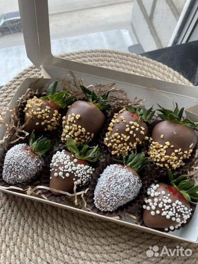 Клубника в бельгийском шоколаде наборы