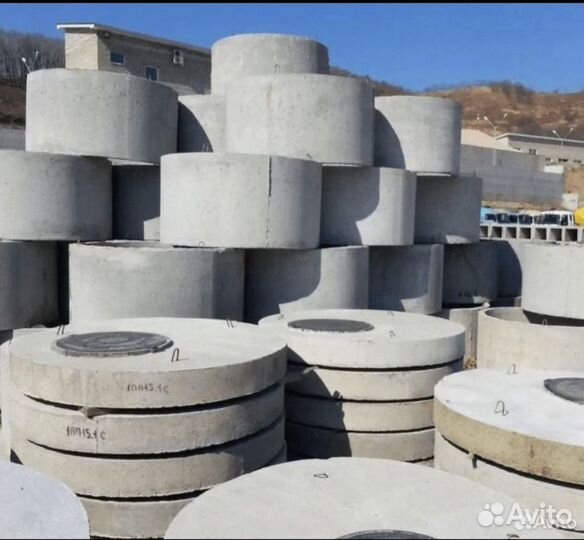 Кольца бетонные колодезные