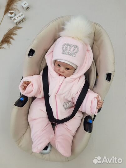 Элитный комплект на выписку с кружевом