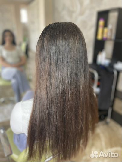 Кератиновое выпрямление