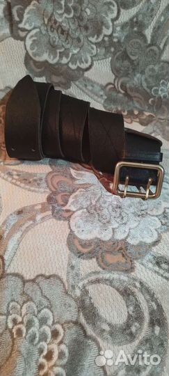 Ремень офицерский кожаный