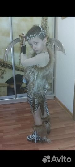 Костюм карнавальный воин дикарь в аренду