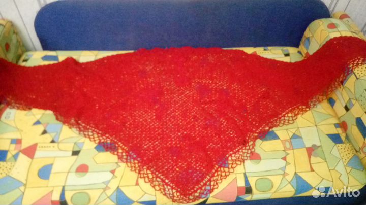 Шаль вязаная