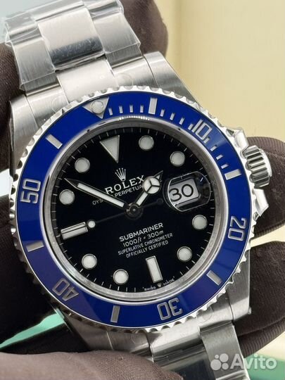 Часы Rolex submariner blue 41 новые
