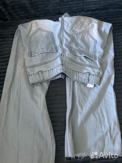 Джинсы женские широкие