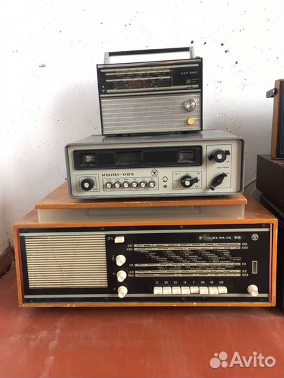 Советские радиоприемники магнитофоны