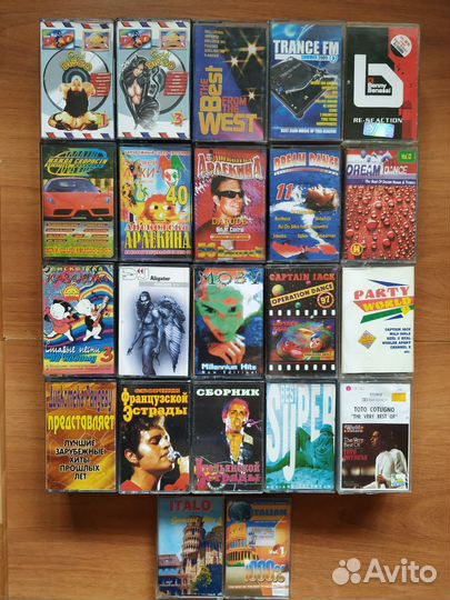 Аудио кассеты с записью 90х