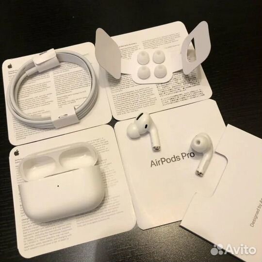 Наушники apple airpods pro 2 + чехол и блок