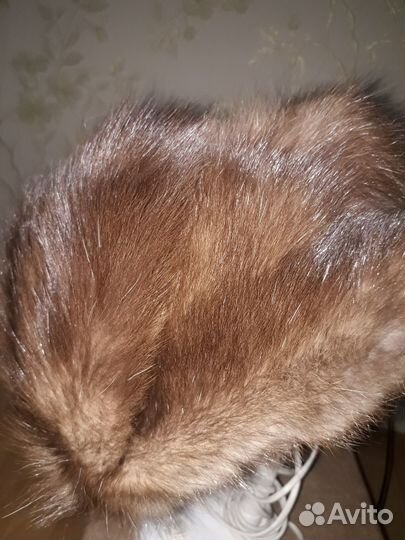 Шапка из соболя женская