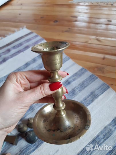 Подсвечник бронза