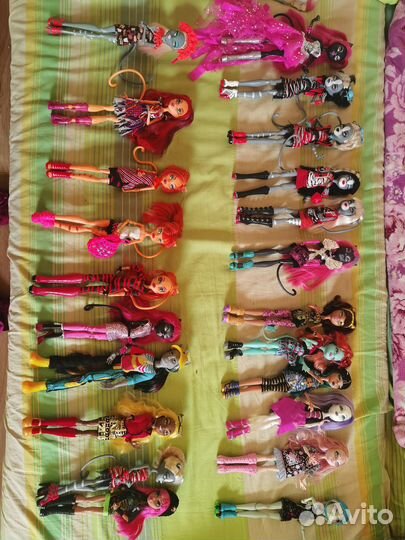 Огромная,редкая,колекция шикарных кукол монстр хай