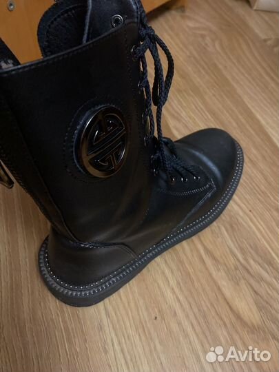 Сапоги женские зимние 37р натуральная кожа