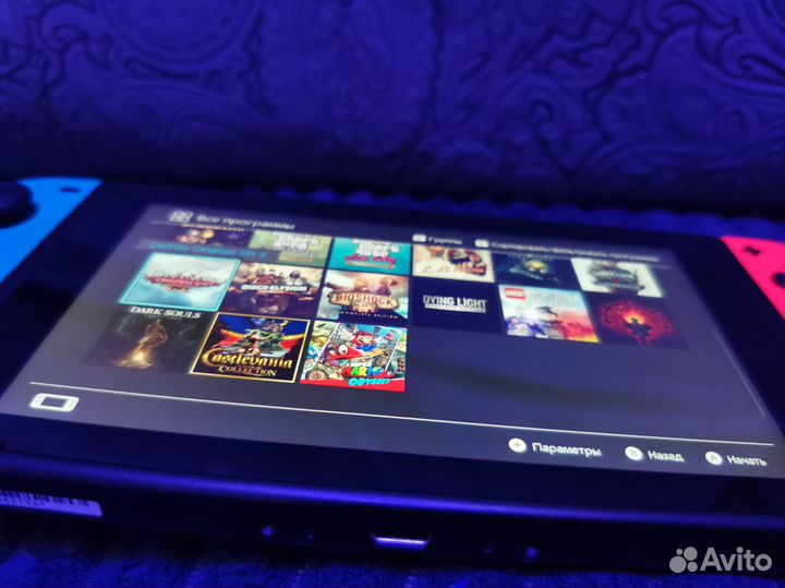 Прошитая чипом Nintendo switch rev.2 +чехол