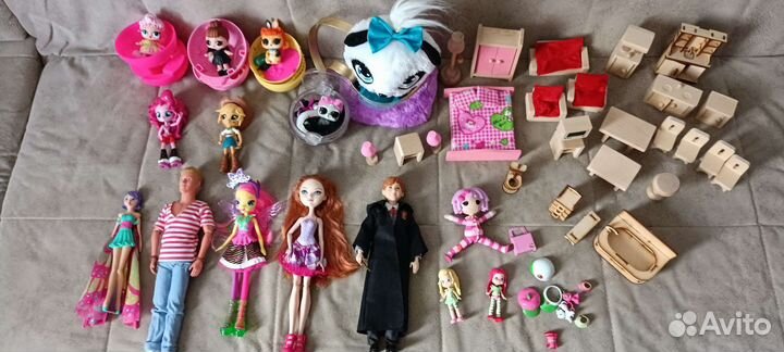 Куклы,Мягкие игрушки,Сумочки и прочее