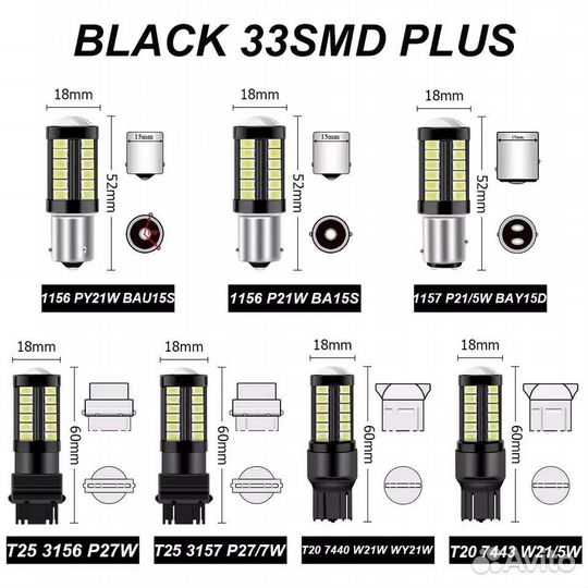 Автомобильные светодиодные лампы