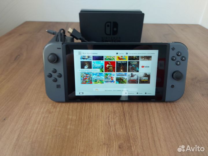 Прошитый Nintendo Switch 2rev. +Чехол 280Gb