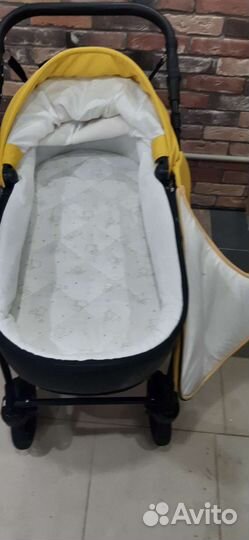 Коляска 2 в 1 эко кожа