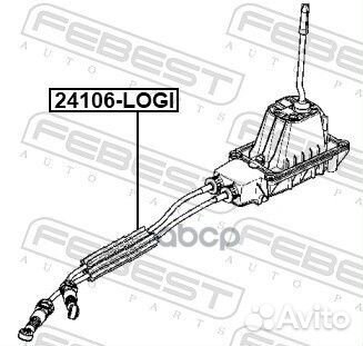 24106-logi трос кпп Nissan 24106-logi Febest