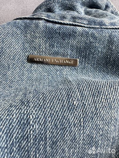 Джинсовая куртка armani exchange