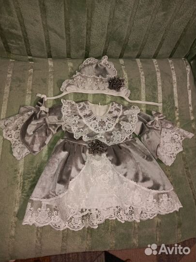 Платье для новорожденной девочки