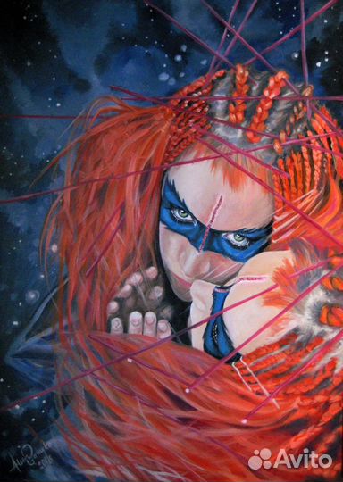 Картина маслом на холсте Линда 