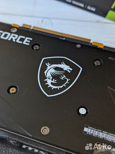 Видеокарта RTX 3060 MSI Gaming X