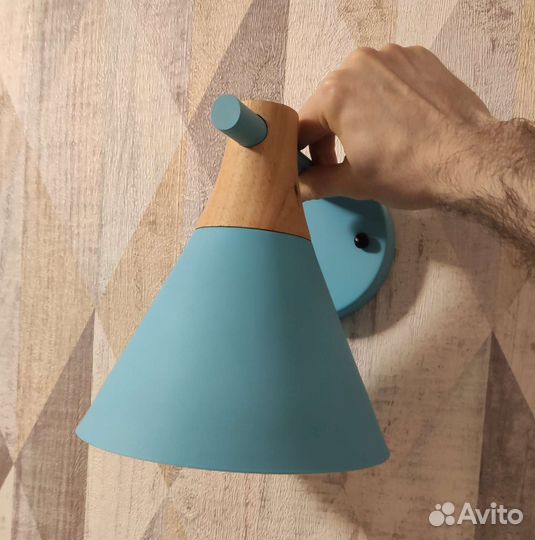 Бра настенное синее