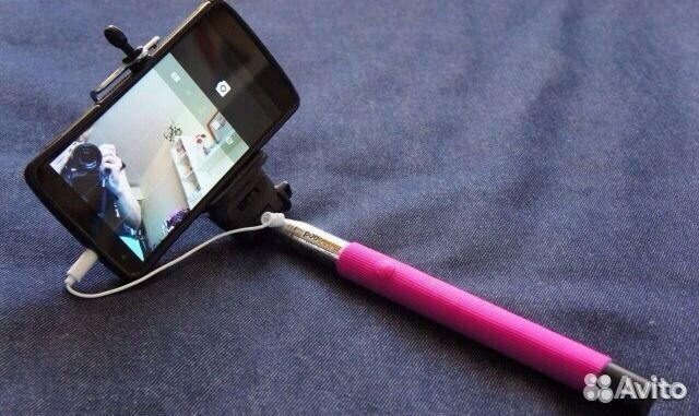 Монопод, Палка Для Селфи, Селфи -Палка с Кнопкой