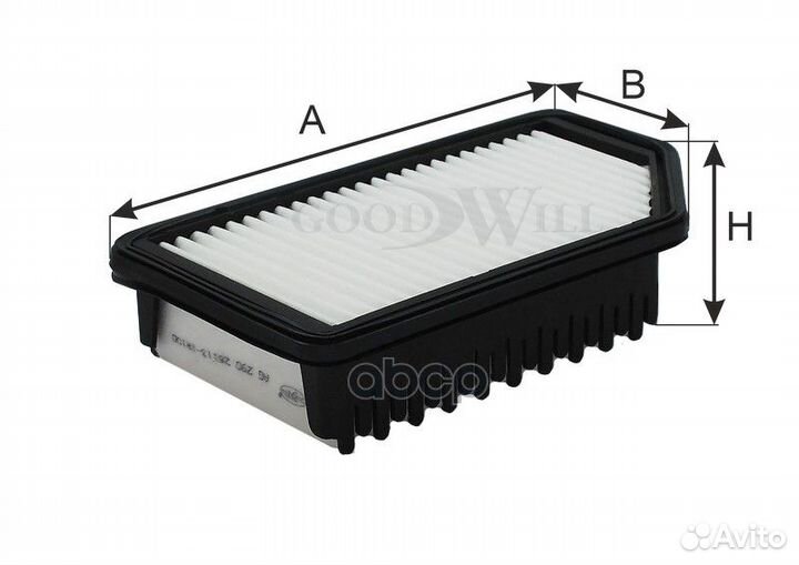 Фильтр воздушный 0,258 AG290 Goodwill
