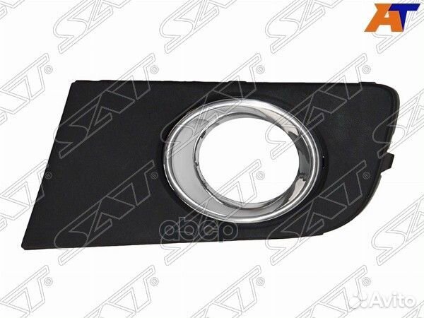 Оправа птф VW amarok 10-16 LH с хром ободком ST