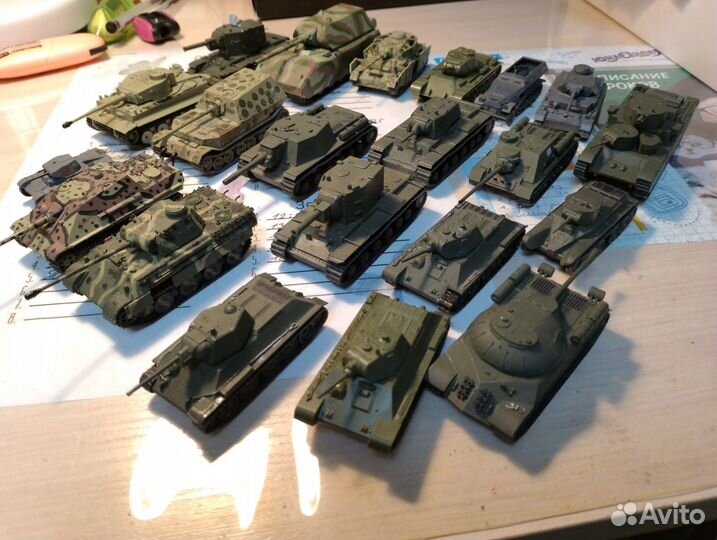 Модели танков звезда 1/100