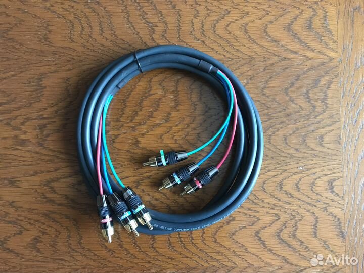 Кабель 3RCA-3RCA Kramer C-R3VM/R3VM 3 м