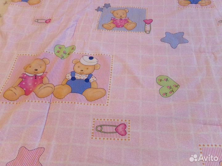 Одеяло детское с пододеяльником + простынь