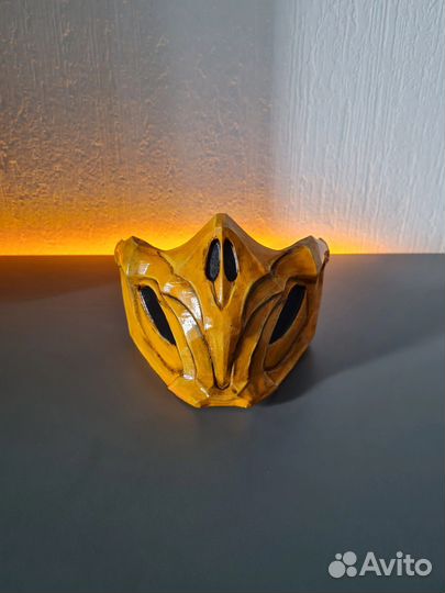 Маска скорпиона scorpion mortal combat