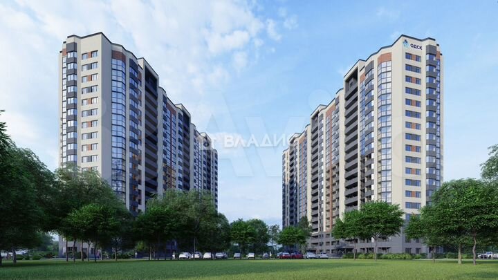 2-к. квартира, 71,7 м², 12/18 эт.