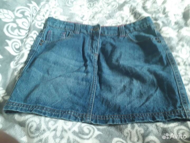Юбка джинсовая для девочки р.146