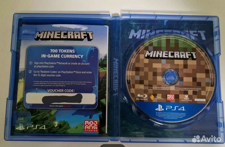 Диски для ps4 майнкрафт
