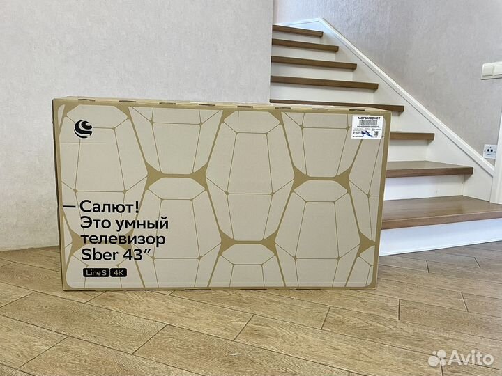 Телевизор Sber SDX-43U4014 2GB 4К Серый