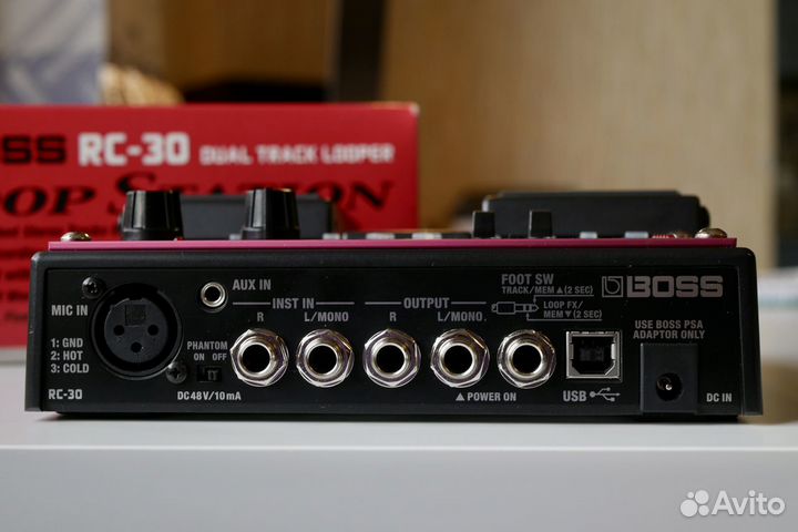 Boss rc 30 looper лупер педаль для гитары