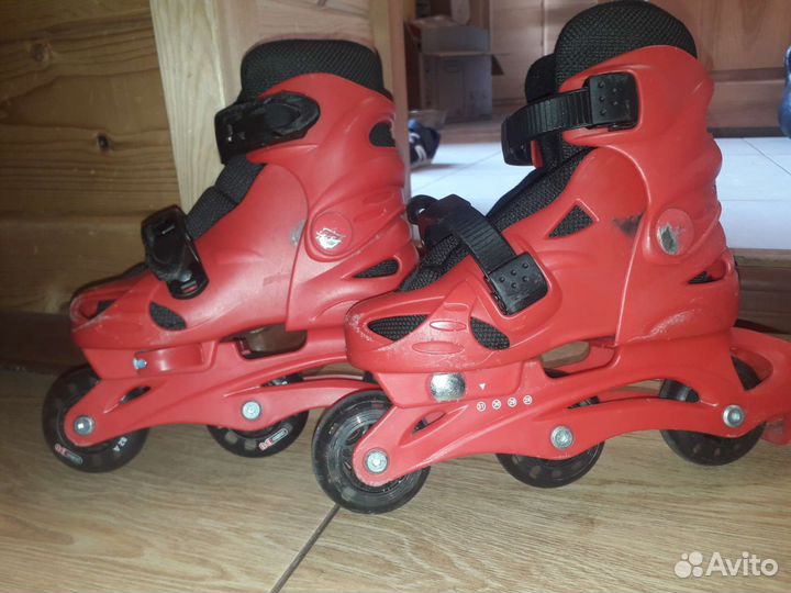 Роликовые коньки с защитой