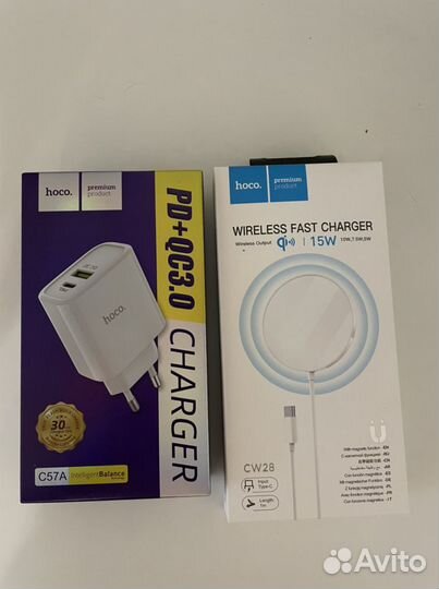 Магнитная зарядка Magsafe для iPhone 11 12 + блок