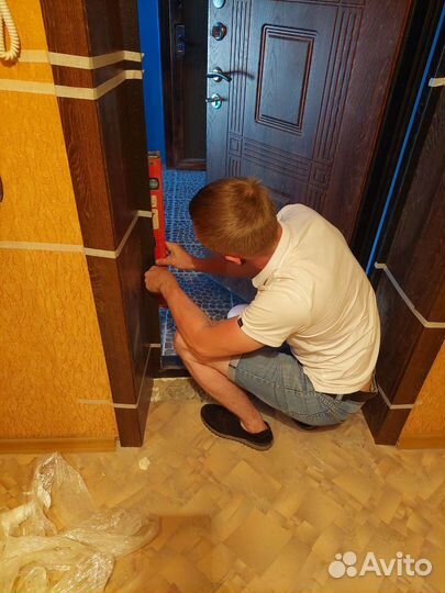 Ремонт входных металлических дверей пвх меж